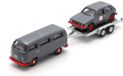 Schuco 1:87 VW T2 Bus met aanhanger, VW Golf I GTI