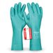 Gebol Green Tech, 1 paar lange nitril handschoenen, rubberen handschoenen tegen chemicaliën, zuur en olie, waterdichte werkhandschoenen met wafelpatroon voor pleisterwerk, tuin en laboratorium, maat