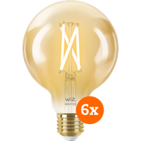 WiZ Connected WiZ Smart Filament Globe Lamp 6-pack - E27