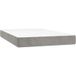 Matelas à ressorts ensachés fermeté moyenne gris clair 120x200x20 cm