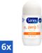 Sanex 6 x Déodorant Roll-on Peau sensible Zero% 50 ml