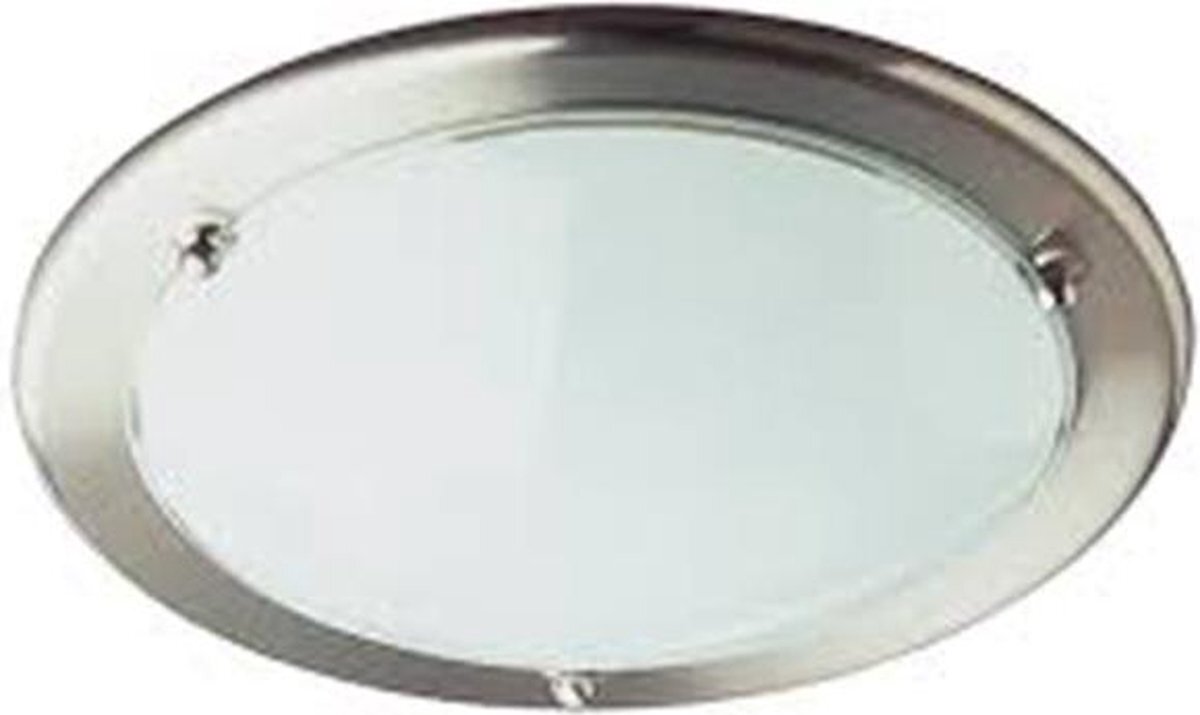 BES LED LED Plafondlamp - Plafondverlichting - Trion Primy - E27 Fitting - Rond - Mat Wit - Aluminium