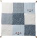 Vertbaudet Boxkleed India - Blauw Bedrukt - Katoen - 75x100 cm