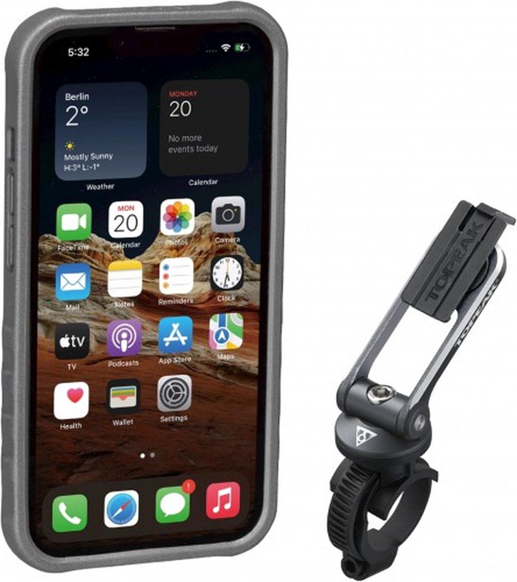 Topeak RideCase iPhone 13 Pro met Bevestiging