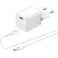 Wefix Netlader 20 W Wit + 1 m USB Type C naar USB Type C kabel