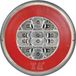 Carpoint LED Achterlicht – 12 & 24 Volt - 3 Functies - Remlicht, richtingaanwijzer & achterlicht – Schroefbevestiging & voor gemonteerde aansluitdraden - Diameter 140mm