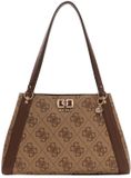 GUESS Karnilla Logo Girlfriend Carryall Schoudertas Latte Logo / Brown