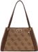 GUESS Karnilla Logo Girlfriend Carryall Schoudertas Latte Logo / Brown