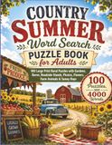 Country Summer Word Search Puzzle Book for Adults