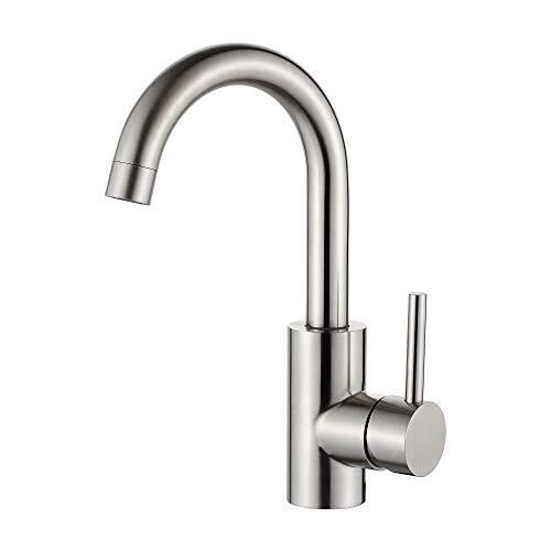 GRIFEMA G1002A - High washbasin tap, Mixer MonoMando Bathroom, Gray [Exclusive at Amazon]