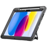 4Smarts Coque arrière pour iPad 10.9 (10ème génération) noire, spécifique au modèle