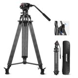 NEEWER LL34 78" Camera Videostatief One Step Snelspanner met Demping Vloeistofkop Robuust Koolstofvezel Statief met Dual Mode QR Plaat Compatibel met DJI RS Max Draagkracht 22 lbs