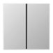 Jung AL2401TSA, complete set van 1 contactdoos, aluminium