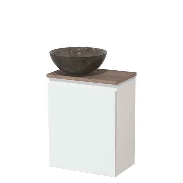 Maxaro Toiletmeubel Modulo 41 cm Middenbruin Eiken