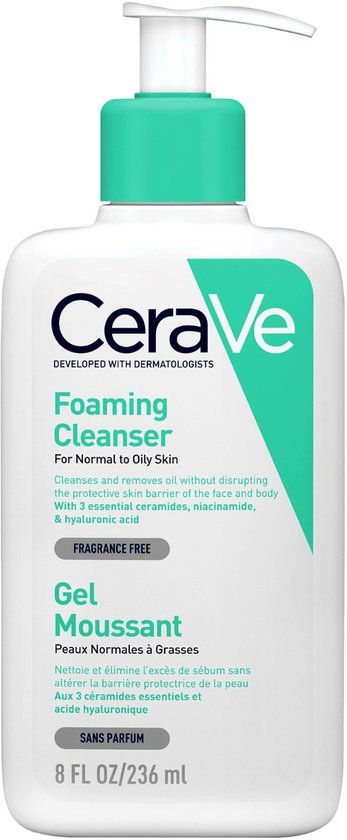 CeraVe Schuimende Reinigingsgel - 236ml - Voor normale tot vette huid
