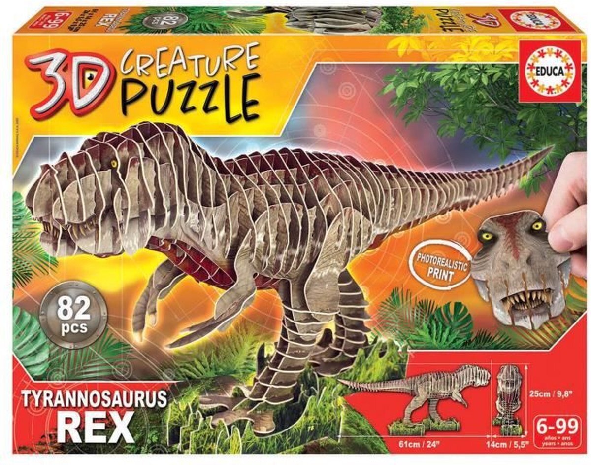 Educa 3D puzzel T-Rex