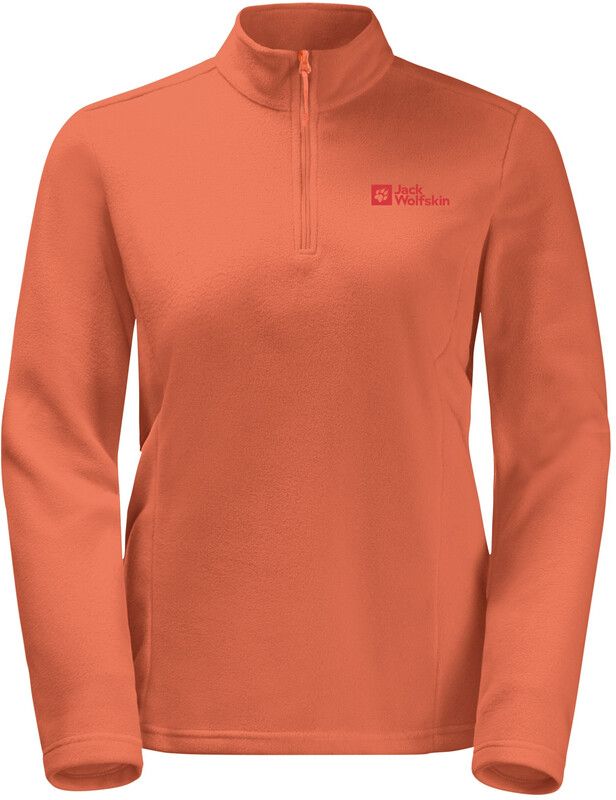 Jack Wolfskin Taunus LS HZ Shirt Women - Orange - Size M - 2023