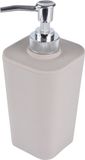 Wicotex Zeepdispenser kunststof taupe