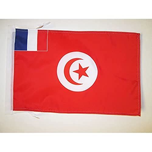 Frans protectoraat van Tunesië 1881-1956 Vlag 45x30 cm - AZ FLAG