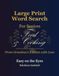 Large Print Word Search for Seniors: Food & Cooking