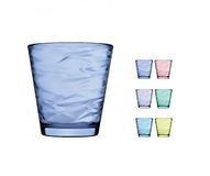 Pasabahce Origami Set met 6 gekleurde glazen, 24,5 cl