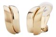 Hollander Jewels Traveller Clip Oorbellen - Oorclips Dames - Doré - Mat & Glanzend - 18 x 9 mm