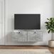 Maison Exclusive - Meuble TV mural gris béton 98 x 31 x 30 cm bois d'ingénierie