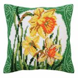 Collection d'Art Kussen KIT/NARCISSUS/40 X 40, Multi, 40 x 40 cm