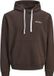 JACK&JONES JCOCOVER GRAPHIC HOOD PLS Heren 4XL Seal Brown