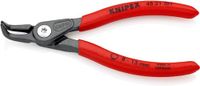 KNIPEX Precisie-borgveertang voor binnenringen in boringen, 48 21 J01 | met antslip kunststof bekleed 130 mm