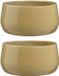 Mica Decorations pot Venice - 2x - beige - terracotta - D34 x H16.5 cm
