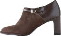 Next - Dames - Forever Comfort® laarzen met ronde neus, blokhak en gespdetails - Bruin