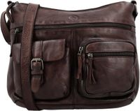 Hide & Stitches Paint Rock Crossbody Schoudertas - Leer - Donkerbruin