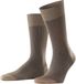 FALKE Fine Shadow gedessineerd katoen sokken heren beige - maat 39-40