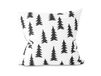Fine Little Day Housse de coussin Gran blanc-noir