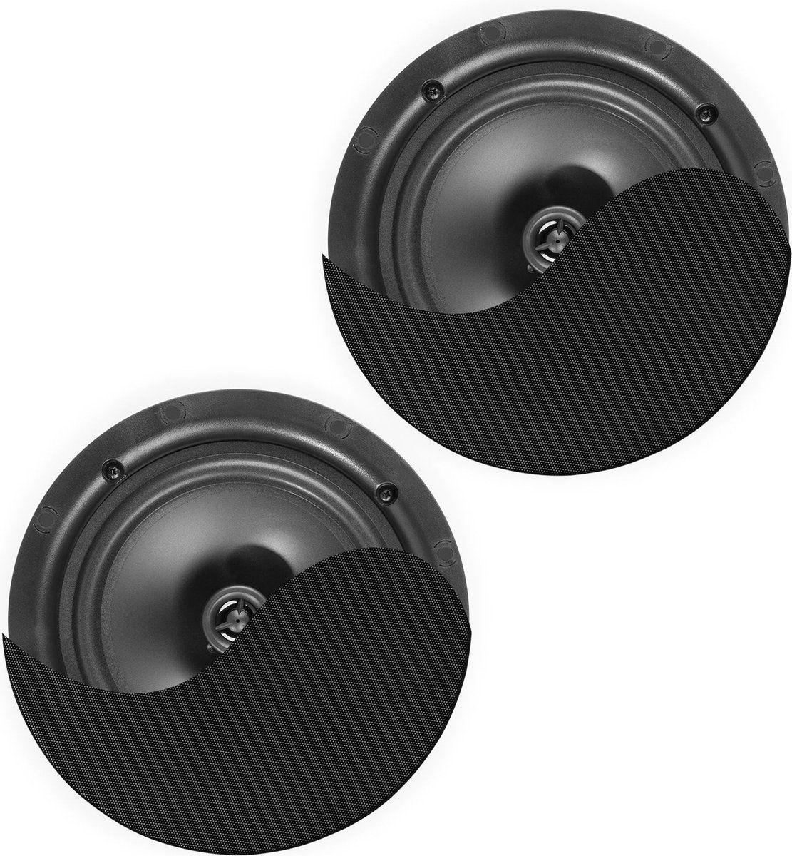 Power Dynamics Plafondspeakers Bluetooth - NCBT8B speakerset - 80W - Zwart