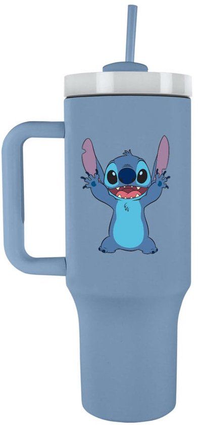 Pyramid International Lilo & Stitch Stainless Steel tumbler Stitch 1130 ml blauw