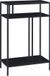 en.casa Console tafel Kumlinge metaal 85x55x30 cm zwart