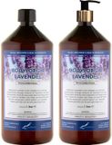 Claudius Cosmetics B.V. Bodylotion Lavendel 1 Liter - met gouden pomp - set van 2 stuks