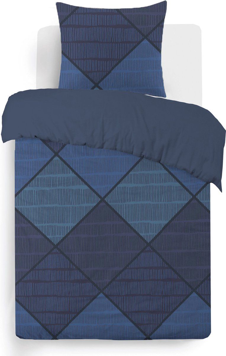 Vision Home Vision Dekbedovertrek Harold Blue 140x200cm