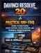 DAVINCI RESOLVE 20 PRACTICAL 100+ FAQ GUIDE TO MASTERING VIDEO EDITING, COLOR GRADING, AND TECHNICAL TROUBLESHOOTING