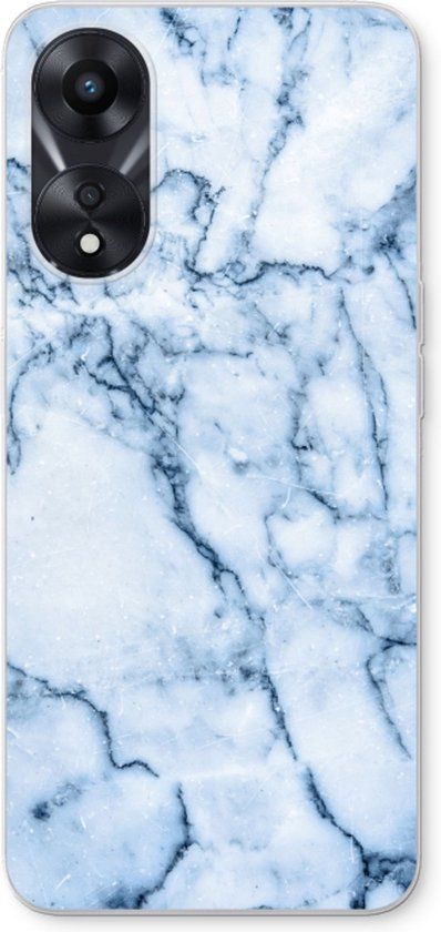 Case Company Oppo A78 5G Case - Blue Marble - Soft Cover