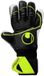 Uhlsport Supersoft HN Flex Frame Black Fluo Yellow Keepershandschoenen - Maat 8