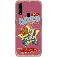 Oppo Bedrukt siliconen hoesje Retro disco