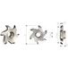 Mobiltecnica Mtecf041.53 - Fraises Bordeuses En Diamant Pour Profiler Raccord Hsk