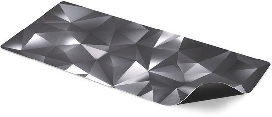 ENDORFY Crystal Black XL Muismat, 900x400x3 mm, Wasbaar