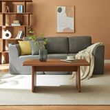 en.casa Salontafel Gäljami 100x55x44 cm walnootkleurig