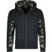 Sabaton Vest met capuchon - EMP Signature Collection - M tot 3XL - voor Mannen - zwart-camouflage
