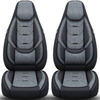 Bremer Sitzbezüge GmbH Autostoelhoezen voor Mercedes CLA Bj 2013-18 – Stoelhoezen voor bestuurder en passagier in Zwart/Grijs