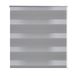 Zebra rolgordijn 80,9 x 175 cm stofbreedte 76,7 cm grijs